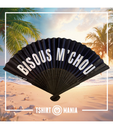 Tshirt Mania - Bisous M'chou - Éventail