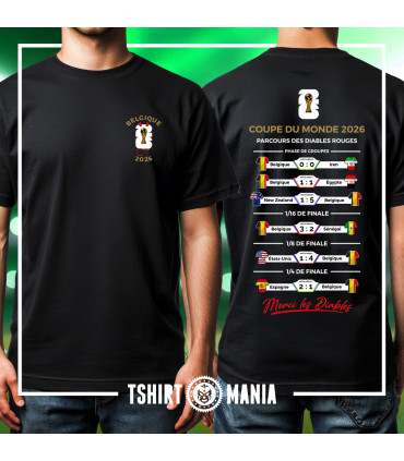 Tshirt Mania - Belgium 2026 coupe du monde