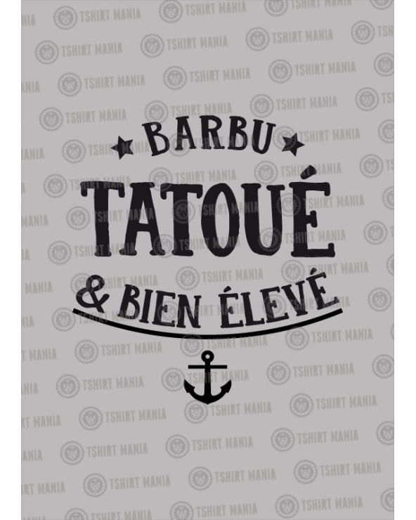 Barbu, tatoué et bien élevé