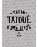 Barbu, tatoué et bien élevé