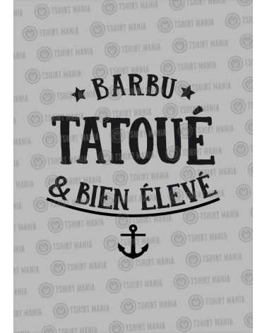 Barbu, tatoué et bien élevé