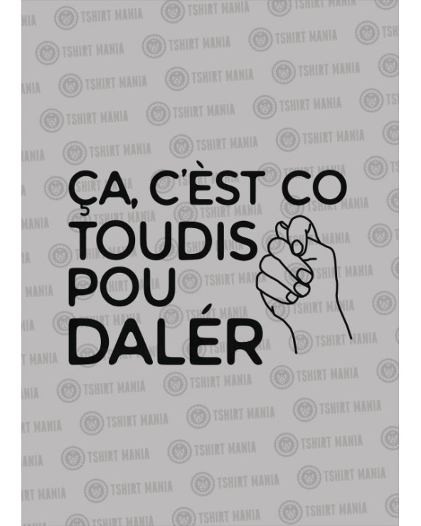 Toudis pou daler - tshirt