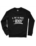 il fait au moins - 8000 ! Sweat