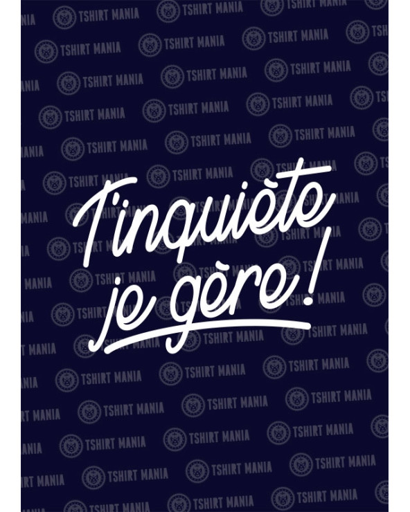 T'inquiet eue gère typo Sweat