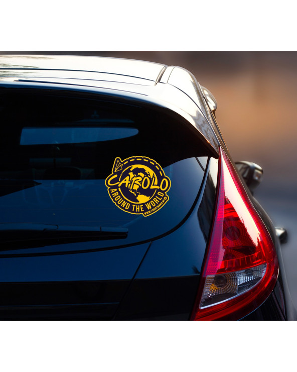 Carolo around Sticker