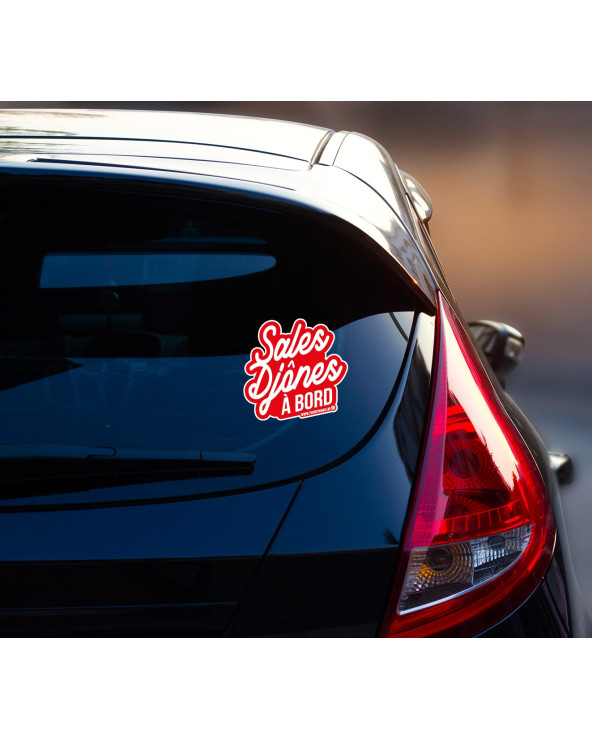 Sale Djône à bord Sticker