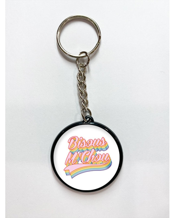 Bisous m'Chou Color porte clé