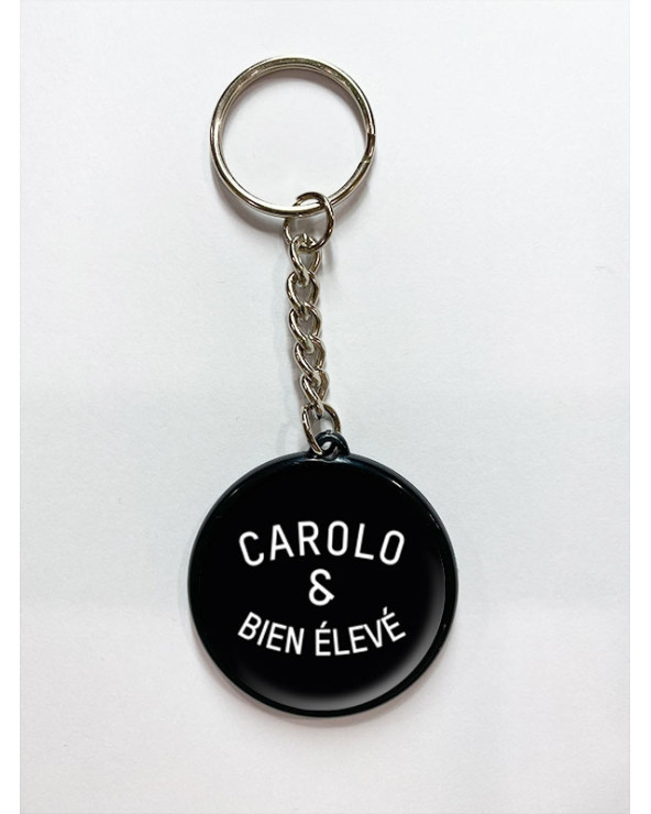Carolo et bien élevée porte clé