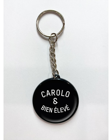Carolo et bien élevée porte clé