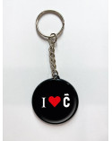 I Love C porte clé