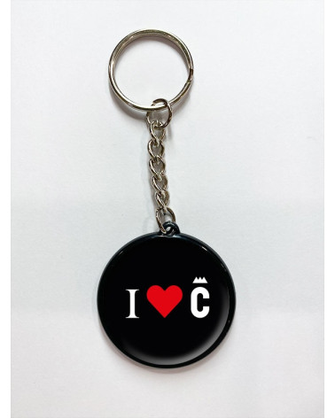 I Love C porte clé