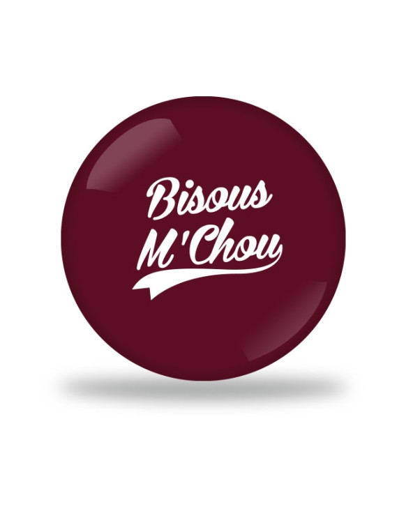 Bisous M'Chou 3C Badge