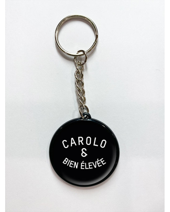 Carolo et bien élevée porte clé
