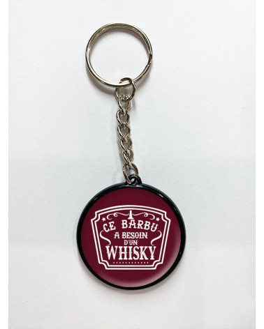 Ce Barbu à besoin d'un whisky porte clé