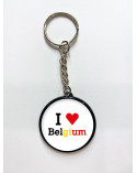 I Love Belgium porte clé