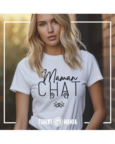 Tshirt Mania - Maman Chat