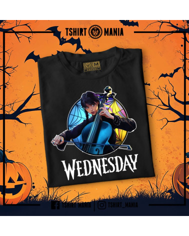 Tshirt Mania - Halloween - Wednesday Violon