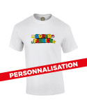 Tshirt Mania - Super Papa Mario - Personnalisable