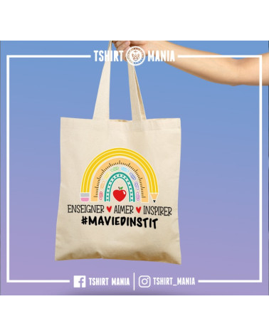 Tshirt Mania - Ma vie d'instit - Tote-bag