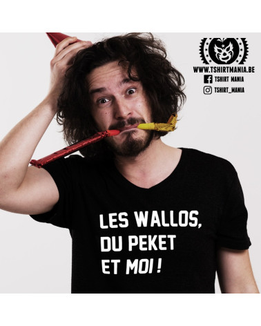 Tshirt Mania - Les Wallos, du peket et moi !